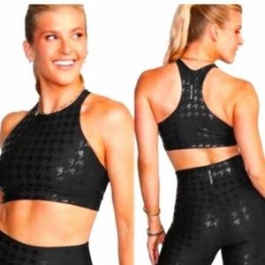 Peloton Black Cadent Legging Set Pant Size M& Tops Size S